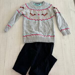 Andy & Evan Weiner Dog Winter Sweater Set Size 4T Dogs in Scarves